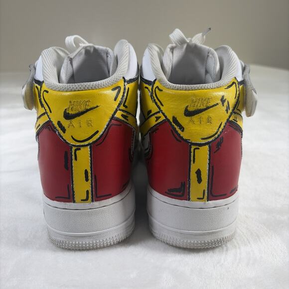 Nike Dragon Ball Z Goku Custom Hand Painted Air Force 1 Mid Men\'s US 12 Charity main image 5